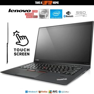 Lenovo X1 Laptop Carbon Fibre Core i7 Windows11 HD FAST SSD Ultra Thin Body WiFi